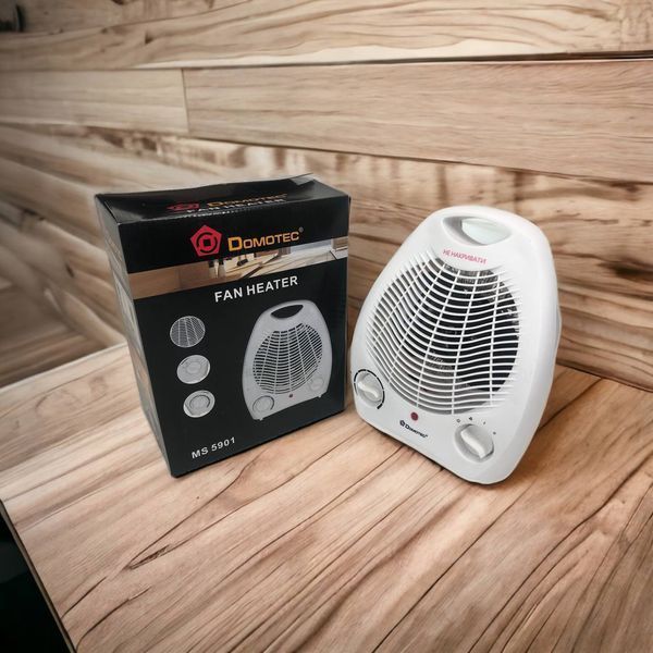 Обігрівач тепловентилятор (дуйка) Domotec MS-5901, Вітродуйка обігрівач, Електрична дуйка, 2 кВт 00013694 фото