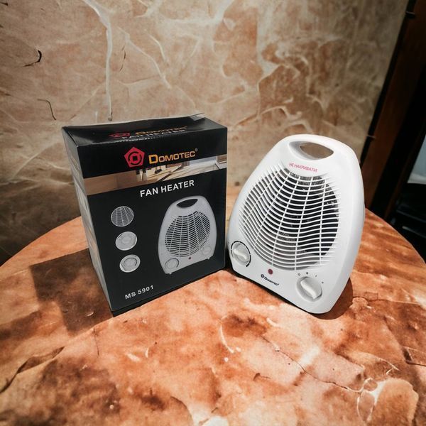 Обігрівач тепловентилятор (дуйка) Domotec MS-5901, Вітродуйка обігрівач, Електрична дуйка, 2 кВт 00013694 фото