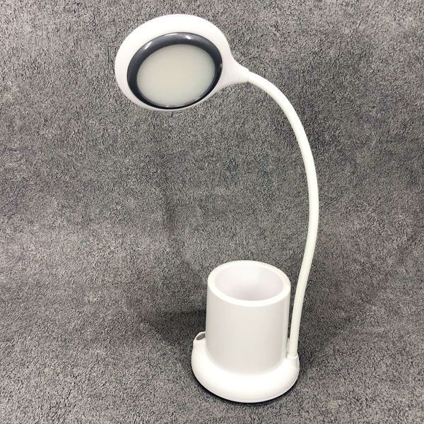Настольная лампа аккумуляторная на гибкой ножке с органайзером Tedlux TL-1006, usb светильник гибкий 00023481 фото