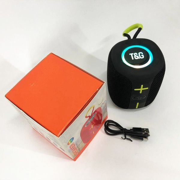 Портативная Bluetooth колонка TG658 8W с RGB подсветкой, Беспроводная колонка мощная. Цвет: черный 00017245 фото