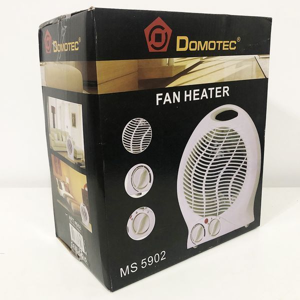 Обігрівач тепловентилятор (дуйка) Domotec MS-5901, Вітродуйка обігрівач, Електрична дуйка, 2 кВт 00013694 фото