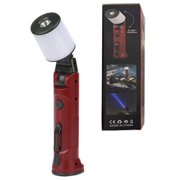Фонарь аккумуляторный WORKLIGHT-072-XPE 10W 350Lm с крюком и магнитом, Многофункциональный led фонарь 00023046 фото
