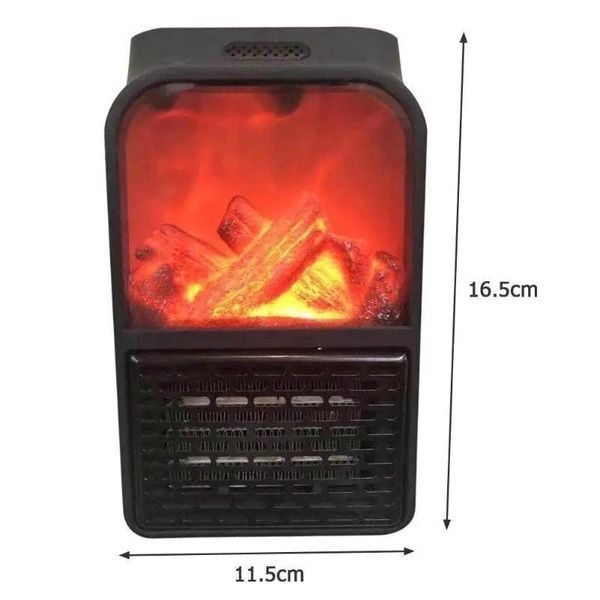 Обігрівач електричний Flame Heater 1000W з пультом 00018624 фото