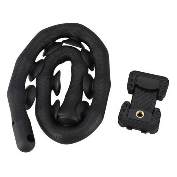 Гнучкий тримач для телефону з універсальними присосками Cute Worm Lazy Holder. Колір: чорний 00012531 фото