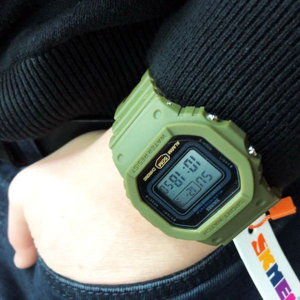 Часы наручные мужские SKMEI 1628AGWT, армейские часы противоударные, наручные часы для военных 00022471 фото