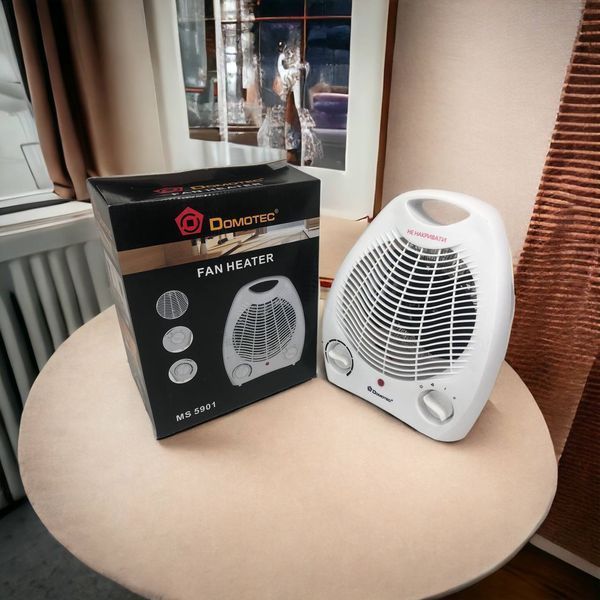Обігрівач тепловентилятор (дуйка) Domotec MS-5901, Вітродуйка обігрівач, Електрична дуйка, 2 кВт 00013694 фото