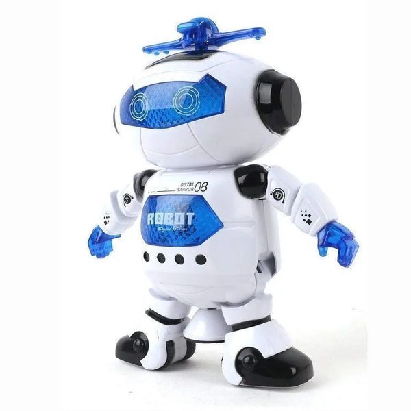 Танцюючий робот, що світиться Dancing Robot | дитяча іграшка музичний робот! Топ Продажів 00016426 фото