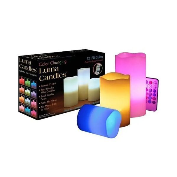 Світлодіодні свічки з пультом керування Luma Candles Люма Кендлес (electronic candle) 00022500 фото