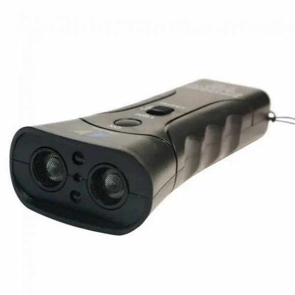 Ультразвуковой отпугиватель собак ZF853E Super Ultrasonic Dog Chaser с фонариком средство от собак защита 00021882 фото