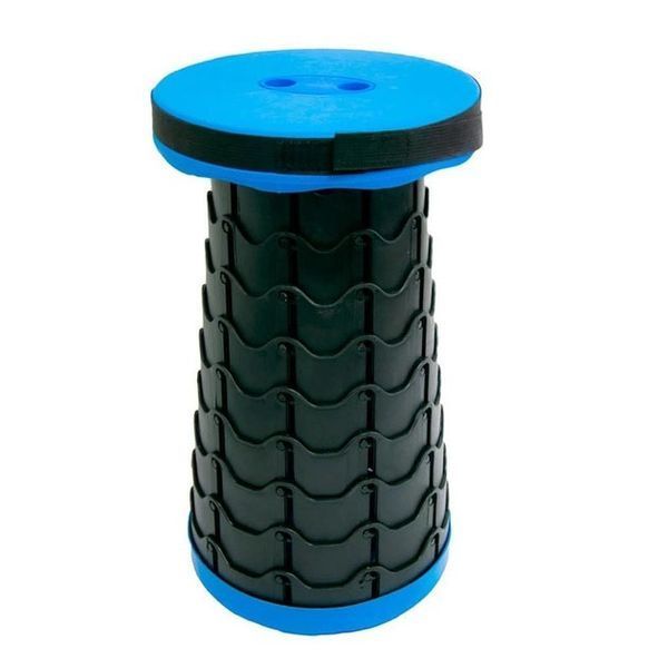 Розкладний стілець, складний табурет Retractable Stool. Колір: синій 00013306 фото