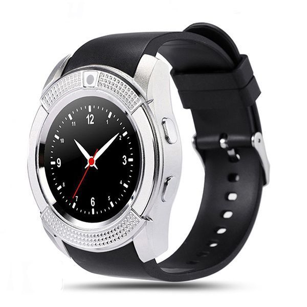 Умные смарт-часы Smart Watch V8. Цвет: серебро 00022399 фото