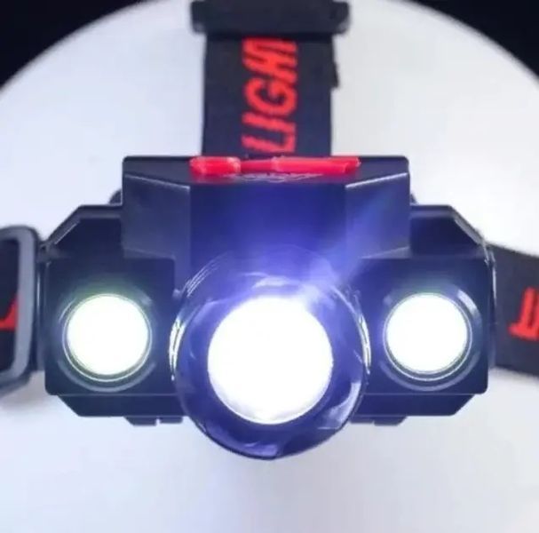 Налобний ліхтар BL 1805 COB XPE 18650 USB Charge Акумуляторний 00023141 фото