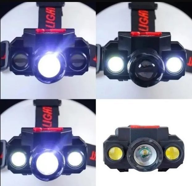 Налобний ліхтар BL 1805 COB XPE 18650 USB Charge Акумуляторний 00023141 фото