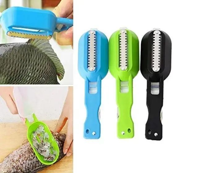 Рыбочистка Нож скребок для чистки рыбы Fish Scales Wiper Cleaning 00019368 фото