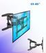 Настенный крепеж для телевизора для диагоналей 55"-85" поворотный кронштейн на стену V-Star S65 00024460 фото 3