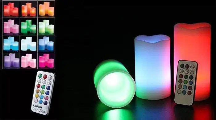 Світлодіодні свічки з пультом керування Luma Candles Люма Кендлес (electronic candle) 00022500 фото