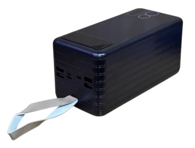 Повербанк Torima TRM-1080 22,5W / 80000 mAh, з ліхтариком, 3 кабелі / Портативний акумулятор / УМБ Power Bank 00017919 фото