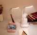 Рожева Акумуляторна настільна LED лампа Bionic Desk Lamp c USB виходом, органайзером та підставкою для смартфона 00023173 фото 5