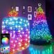 Светодиодная умная гирлянда Smart LED 20м IP65 с Bluetooth для елки от USB 20м 00024909 фото 1