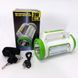 Фонарь кемпинговый с солнечной панелью 5158-LED-COB power bank, переносной фонарь. Цвет: зеленый 00022927 фото 18