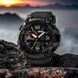 Часы наручные мужские SKMEI 1520BK BLACK, армейские часы противоударные. Цвет: черный 00022430 фото 48