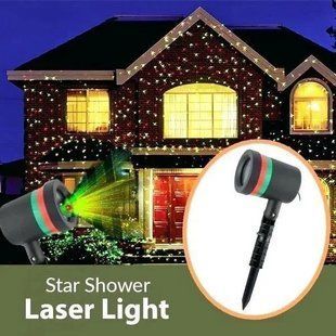 Лазерна установка-проектор Star shower laser light, новорічний проектор 00017339 фото