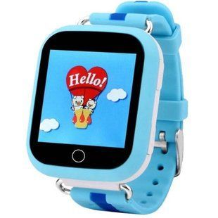 Детские умные часы с GPS Smart baby watch Q750 Blue, смарт часы-телефон c сенсорным экраном и играми 00022447 фото