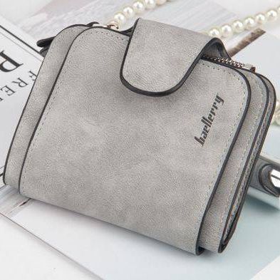 Портмоне Кошелек Baellerry Forever Mini N2346, небольшой женский кошелек в подарок. Цвет: серый 00018462 фото