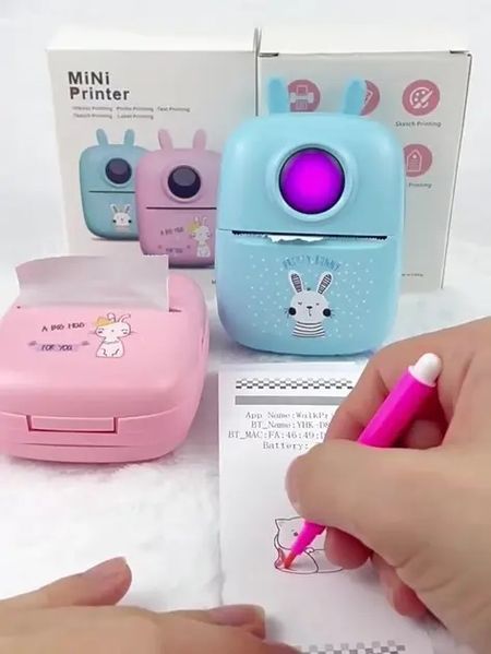 Портативний міні-принтер Bluetooth Mini Printer D7 00016602 фото