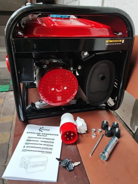Генератор бензиновий ER-9500 Erdmann Tools (3 фази, 2,5 кВт) 00017871 фото