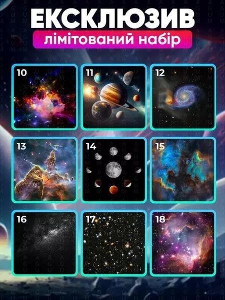 Домашній планетарій + 19 картриджів нічник проектор зоряного неба галактика зі змінними картриджами 00017413 фото