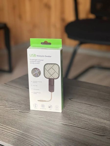 Міні мухобойка USB-пастка комах для боротьби зі шкідниками, УФ-світло 00014086 фото