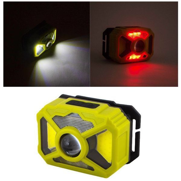 Фонарь налобный 2323-P50+SMD+COB (white/red) 00023213 фото