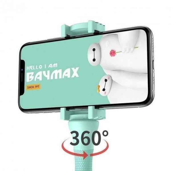 Гибкий держатель для телефона с присосками универсальный Cute Worm Lazy Holder. Цвет: зеленый 00012532 фото