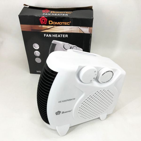Тепловентилятор Domotec MS-5903 2в1, ветродуйка обігрівач, електрична дуйка, тепловентилятор дуйка 00012519 фото