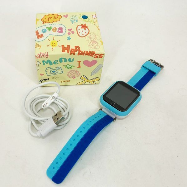 Дитячий розумний годинник з GPS Smart baby watch Q750 Blue, смарт годинник-телефон з сенсорним екраном та іграми 00022447 фото