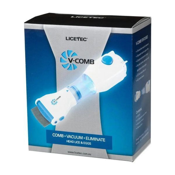 Расческа электрическая для удаления вшей и блох V-Comb Licetec (TM-38) 00021892 фото