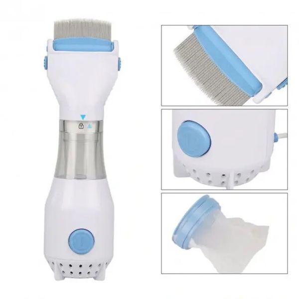 Расческа электрическая для удаления вшей и блох V-Comb Licetec (TM-38) 00021892 фото