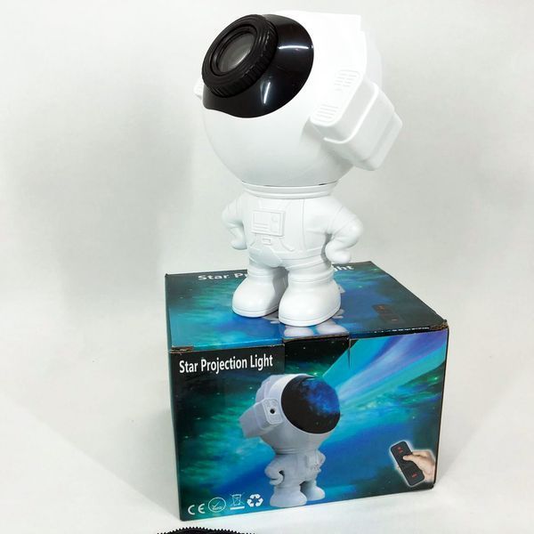 Звездный 3D проектор Astronaut Bluetooth с пультом, Проектор-ночник космонавт звездное небо в детскую 00023331 фото
