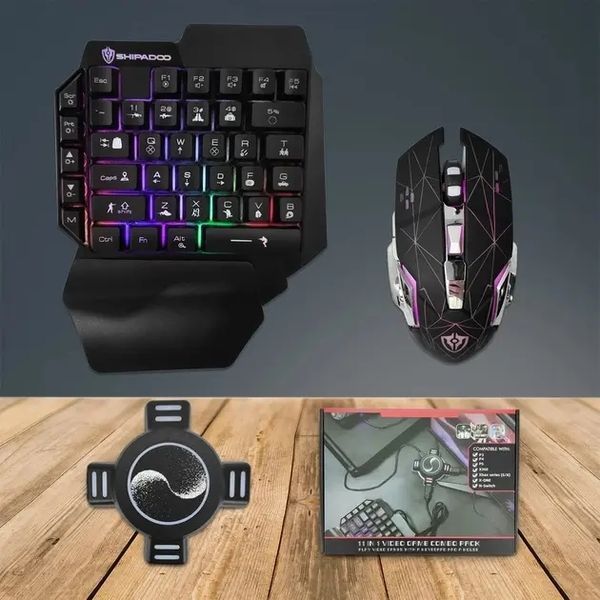 Набор с клавиатурой мышкой и конвертером Игровой для консолей Combo Gaming Клавиатура Мышь Хаб Mix Pro 00018087 фото