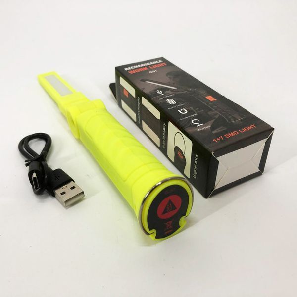 Ліхтар поворотний Worklight G51-LED-COB з магнітом та гаком, Кемпінговий складаний ліхтар 00023047 фото