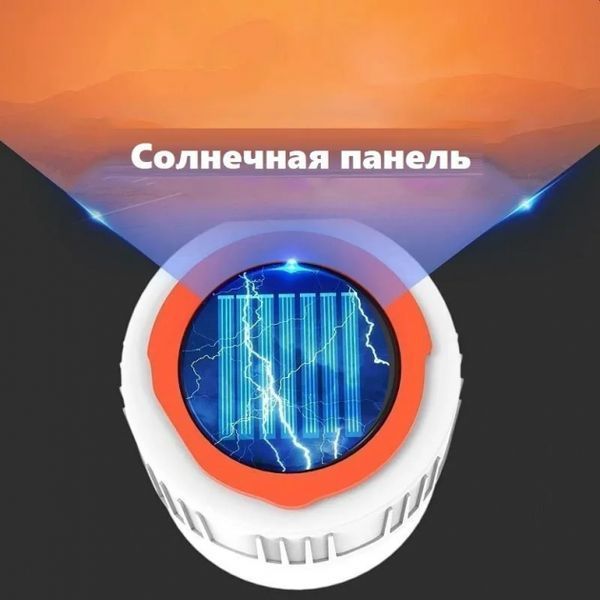 Фонарь кемпинг переносной 509-20LED, power bank, Li-Ion аккумулятор, солнечная батарея, ЗУ microUSB 00023497 фото