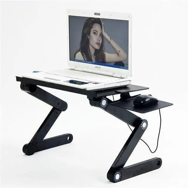 Столик трансформер для ноутбука Laptop Table T8, подставка для ноутбука 00017802 фото