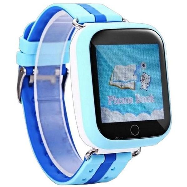 Дитячий розумний годинник з GPS Smart baby watch Q750 Blue, смарт годинник-телефон з сенсорним екраном та іграми 00022447 фото