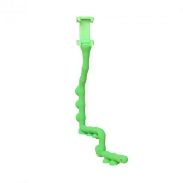 Гибкий держатель для телефона с присосками универсальный Cute Worm Lazy Holder. Цвет: зеленый 00012532 фото
