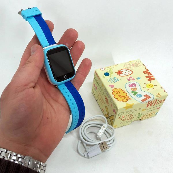 Дитячий розумний годинник з GPS Smart baby watch Q750 Blue, смарт годинник-телефон з сенсорним екраном та іграми 00022447 фото