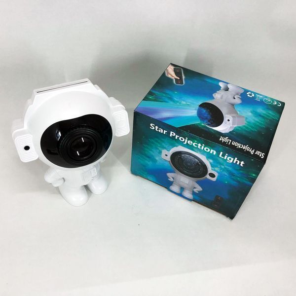 Звездный 3D проектор Astronaut Bluetooth с пультом, Проектор-ночник космонавт звездное небо в детскую 00023331 фото