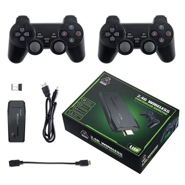 Ігрова приставка LITE GREEN HDMI 3535 ігор Dendy, Sega, Аркадні ігри, Game Boy, Nintendo, Atari, PlayStation 1 00017511 фото