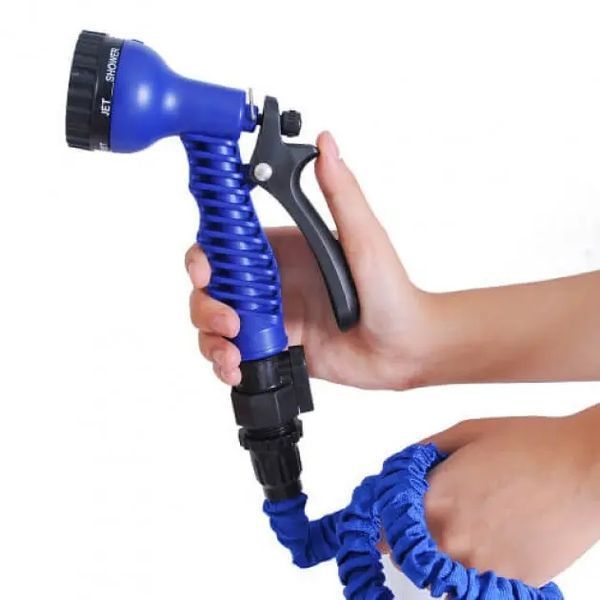 Шланг для полива V-HOSE PRO 90 метров поливочный растягивающийся с распылителем 00013917 фото