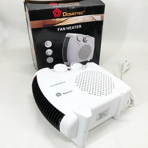 Тепловентилятор Domotec MS-5903 2в1, ветродуйка обігрівач, електрична дуйка, тепловентилятор дуйка 00012519 фото